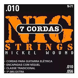 Cuerdas Guitarra Electrica Nig 7C 10-56 nickel wound N-71 
