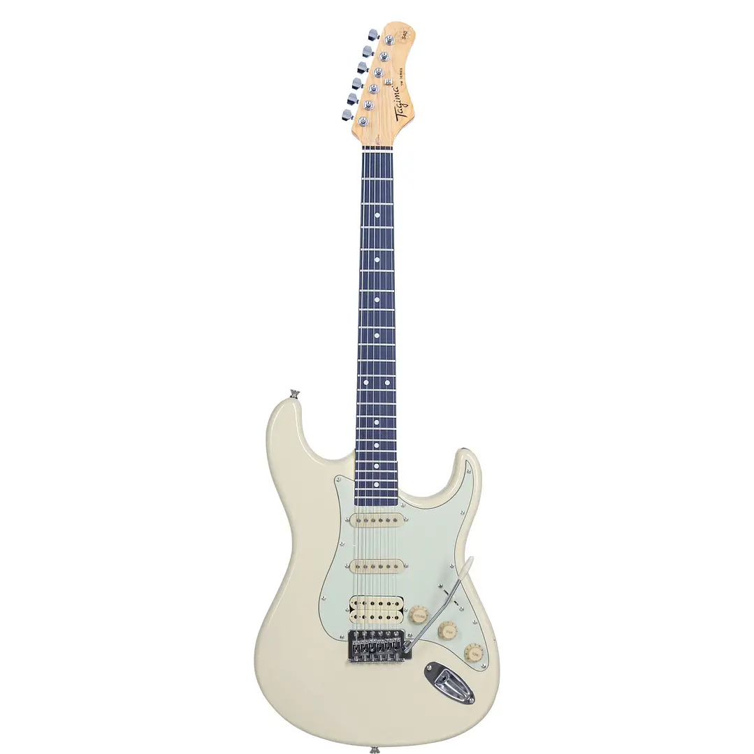 Guitarra electrica Tagima blanca/mint TG-540 OWH-D/MG  1