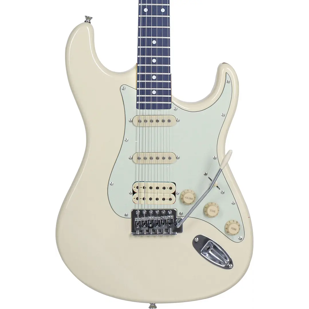 Guitarra electrica Tagima blanca/mint TG-540 OWH-D/MG  2