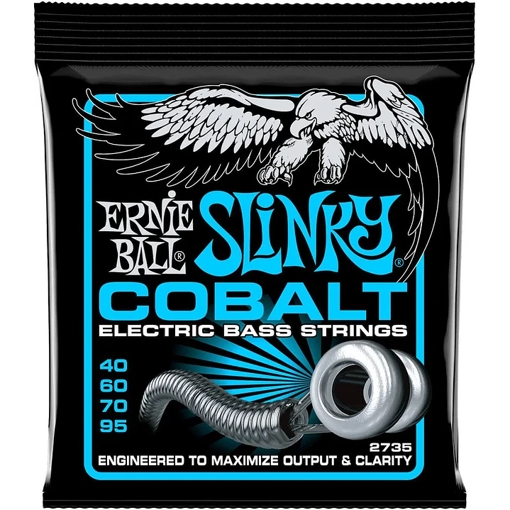 Cuerdas bajo electrico ernie ball 2735 Slinky Cobalt  40-95 1