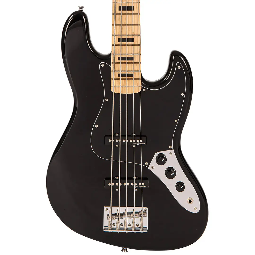 Bajo Electrico Vintage Coaster V49 Gloss Black V49BLK  4