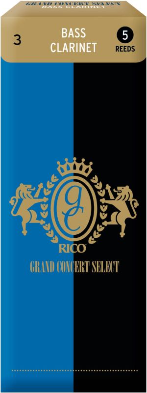 Clarinete Bajo Rico 3.0 Grand Concert Select Caja 5 Unid RGB05SCL300