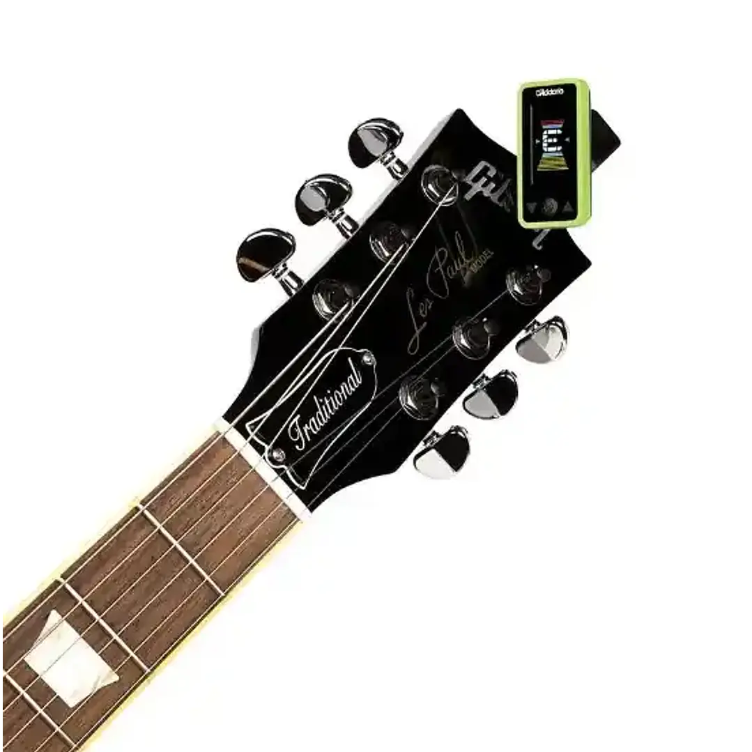 Afinador guitarra/bajo Daddario tipo Clip color Verde PW-CT-17GN 1