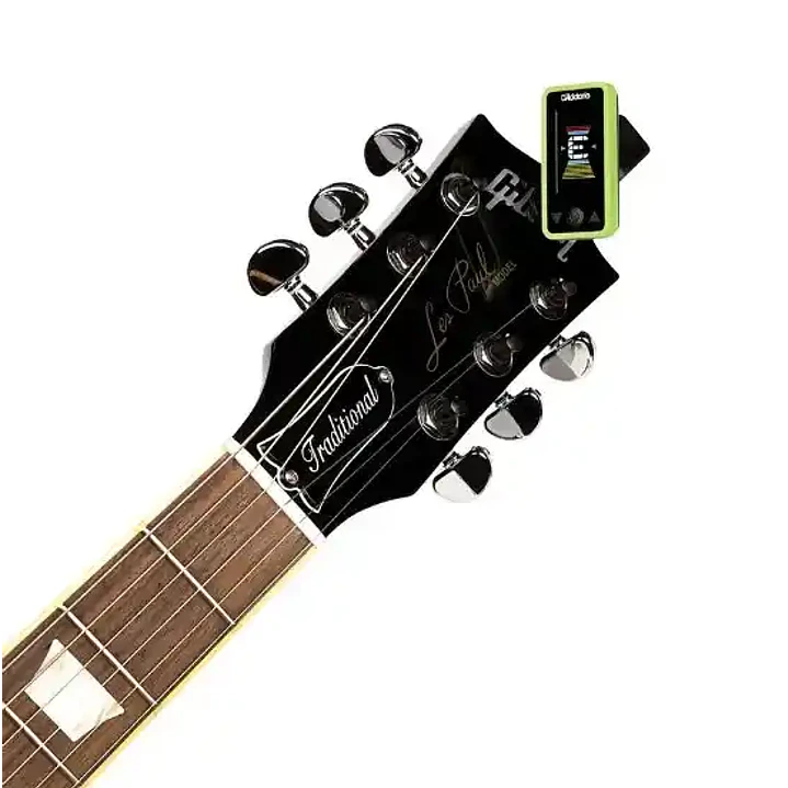 Afinador guitarra/bajo Daddario tipo Clip color Verde PW-CT-17GN 1