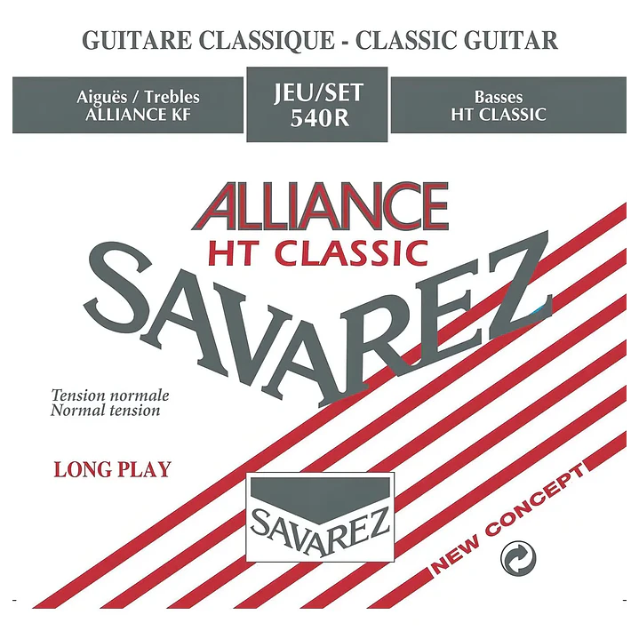 Cuerdas guitarra clasica Savarez alliance HT normal 5 Set 540R 1