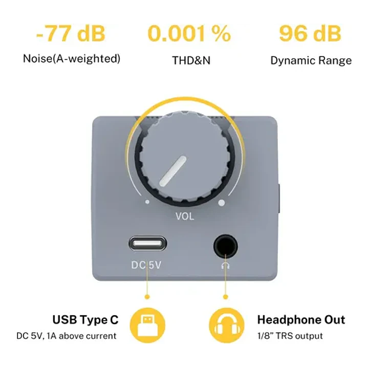 Amplificador de audifonos Donner In-Ear Mono EM1 EC1301  5