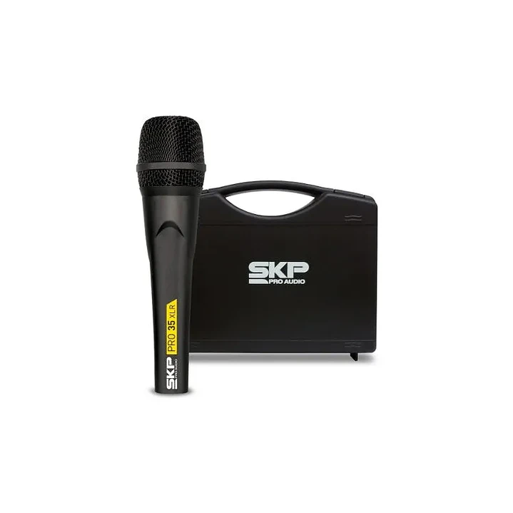 Micrófono dinamico Vocal SKP con cable y case PRO35XLR 2