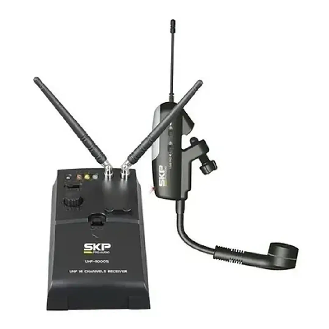 Sistema microfono inalámbrico saxophone SKP UHF 4000S 3
