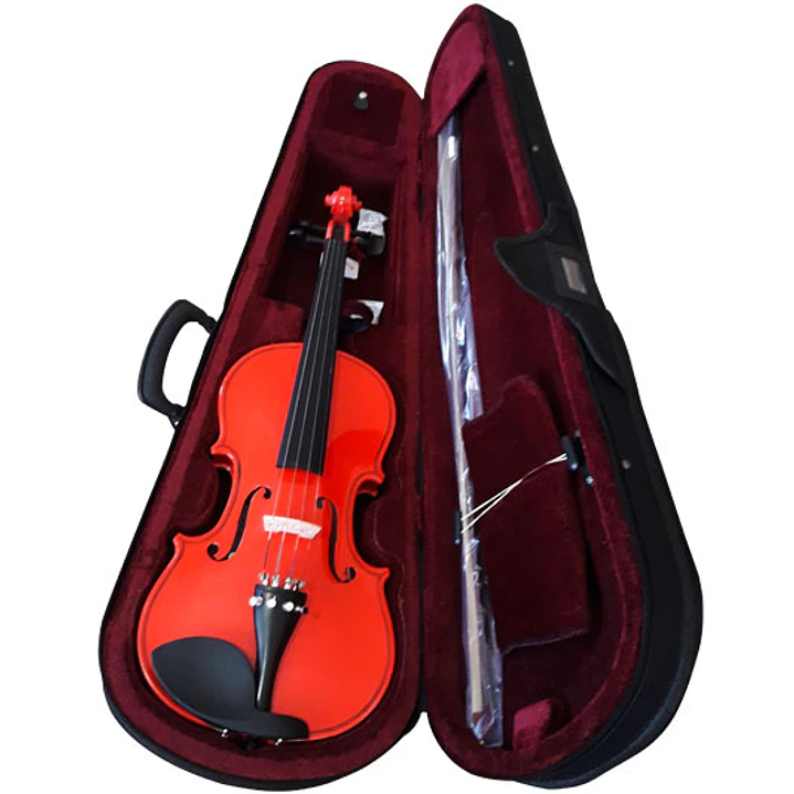 Violín Stradella Rojo 4/4 tapa pino maciza MV141144RD 1