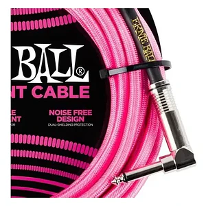 Cable instrumento textil ernie ball P06078 Pink TS-TS/L 3m