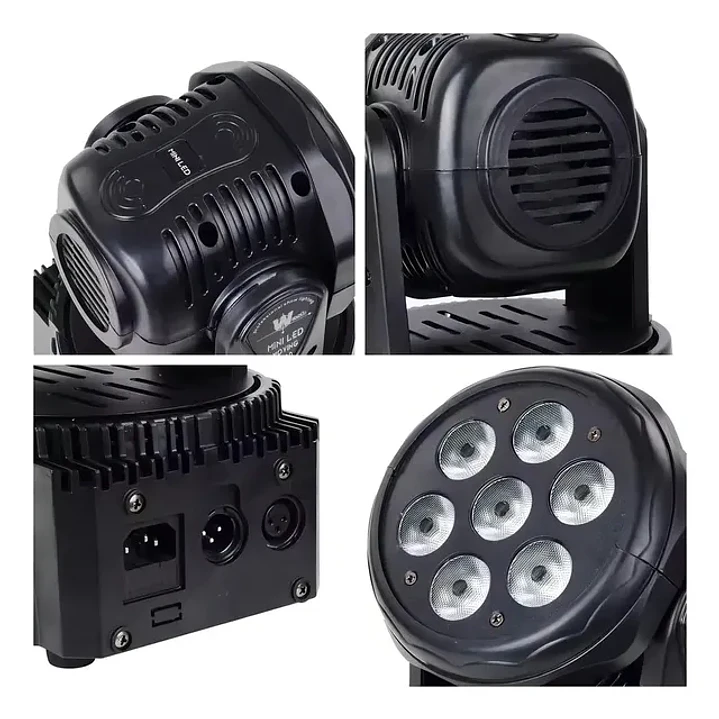 Cabeza Movil Mini MKZ-Cabecan 7x10 W AUDIOTEK 5
