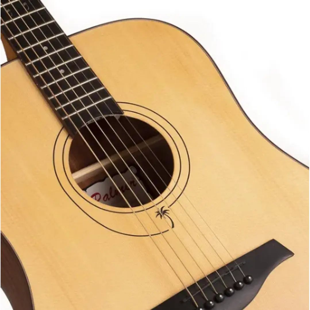 Guitarra acústica Palmer color natural PD46N 2