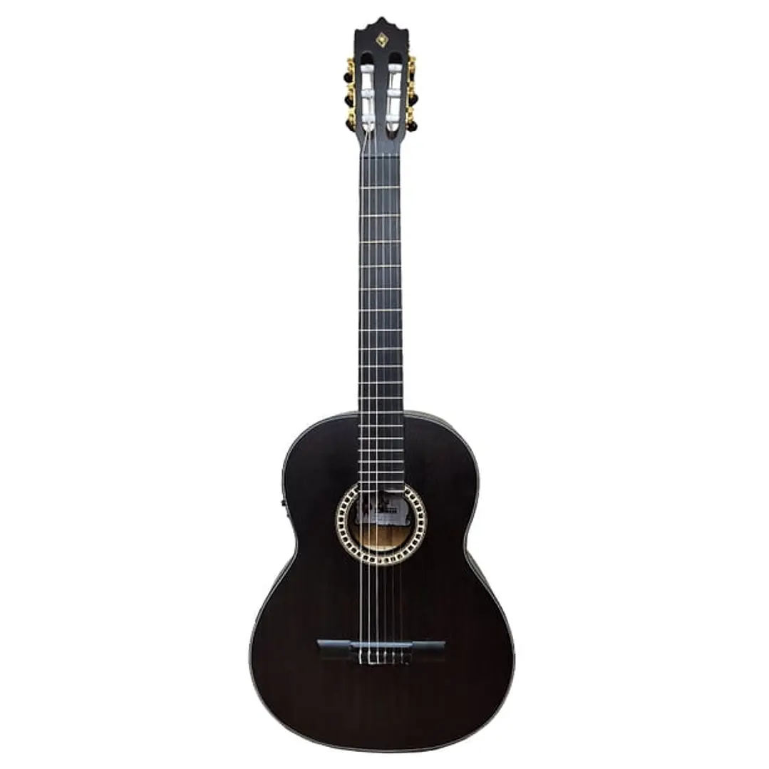 Guitarra clásica Palmer 4/4 negro satinado PC17TBK  1