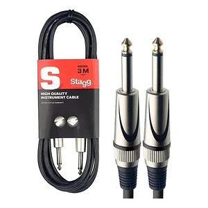 Cable Instrumento Stagg  Plug Plug 3M Profesional  
