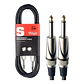 Cable Instrumento Stagg  Plug Plug 3M Profesional   - Miniatura 1