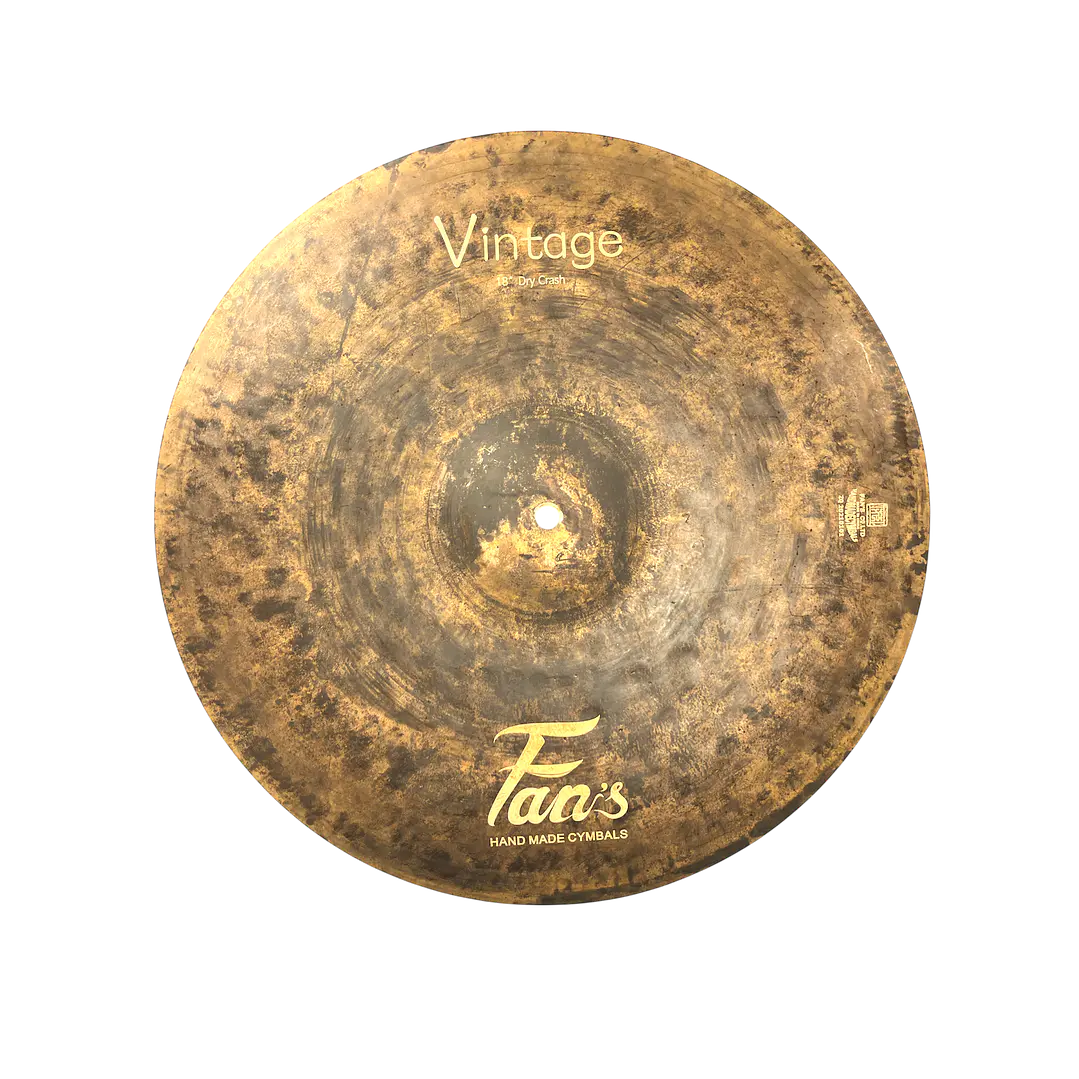 Platillo Crash Fans Vintage Dry 18 Pulgadas VDRY-CR18  1