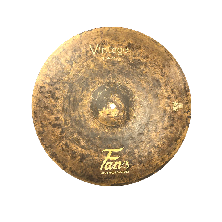 Platillo Crash Fans Vintage Dry 18 Pulgadas VDRY-CR18  1