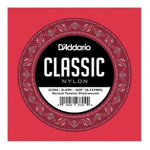 Cuerda Daddario Suelta 4ta entorchada Guitarra Clasica J2704