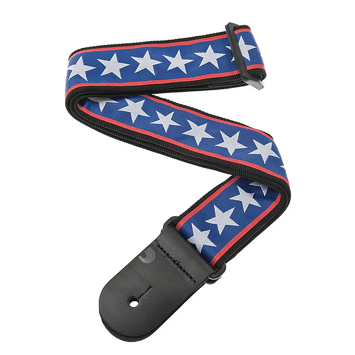 Correa/Strap Polyester Estrellas Azul/Blanco A10 DADDARIO 1