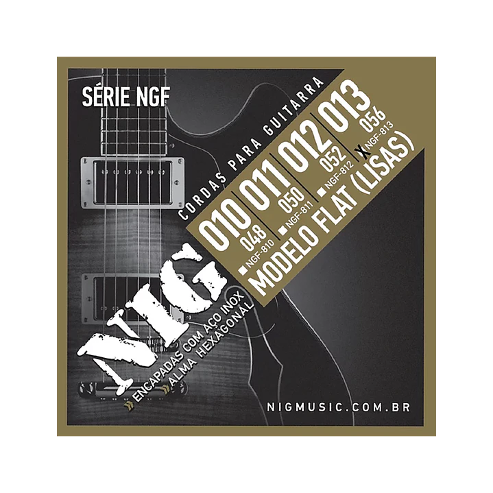 Cuerdas guitarra electrica Nig flat 13-56 NGF-813 1
