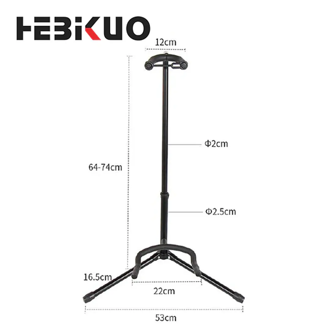 Atril de guitarra simple Hebikuo J-31B 3