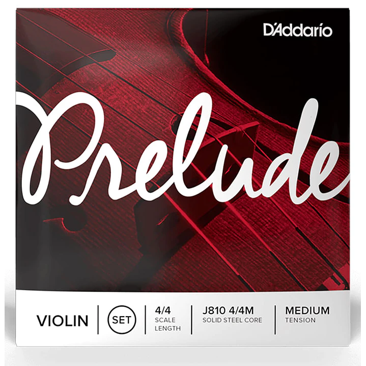 Cuerdas Violín Daddario Prelude medium 4/4 J810 4/4M  1