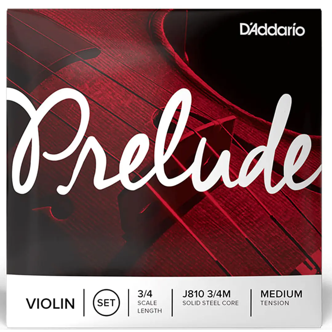 Cuerdas Violín Daddario Prelude medium 3/4 J81034 3/4M  1