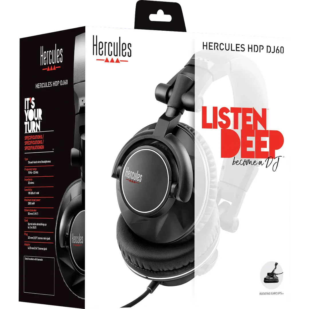 Audífonos Hércules HDP DJ60 5