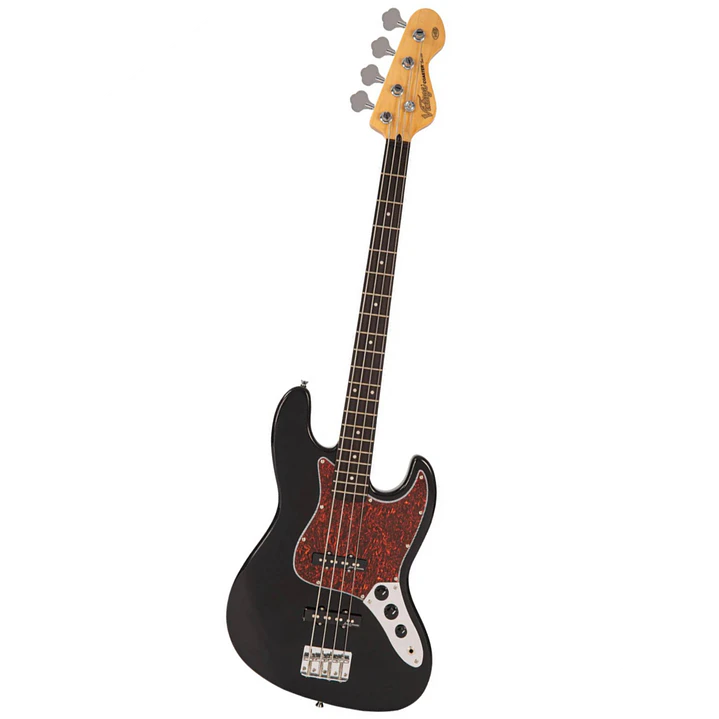 Bajo Eléctrico Vintage Coaster V49 Gloss Black/Tortoise Vintage V49BLK 1