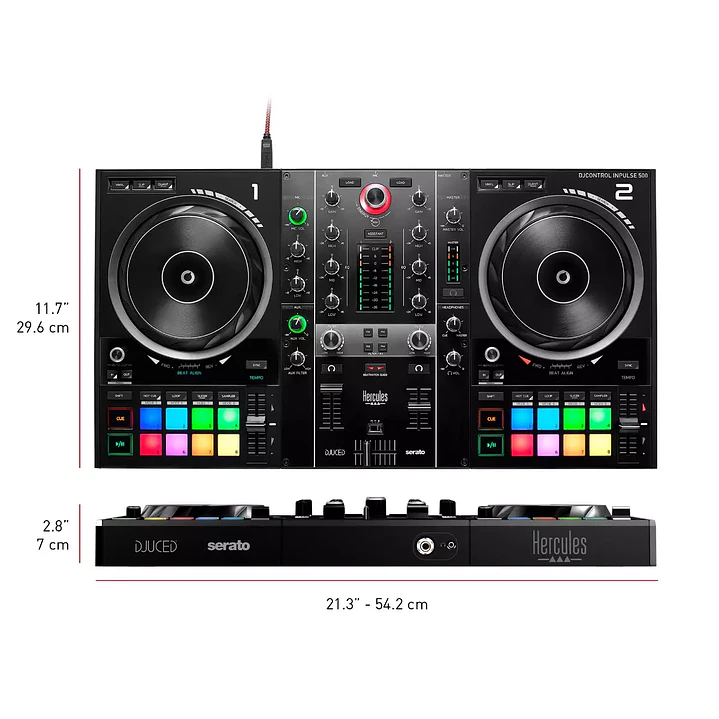 Controlador Dj Hércules inpulse 500 3