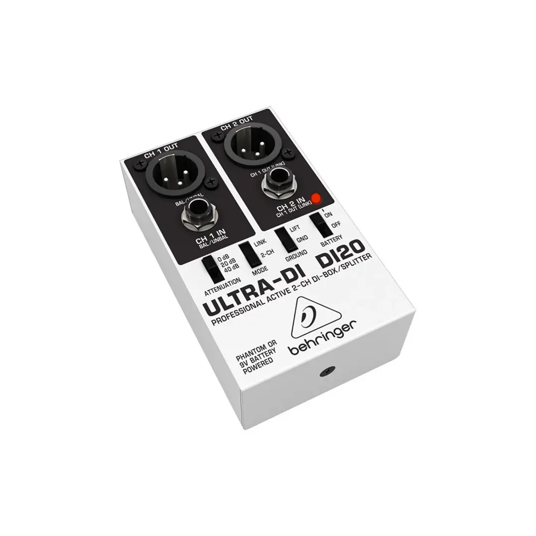 Caja Directa Estereo Activa DI20 BEHRINGER 2