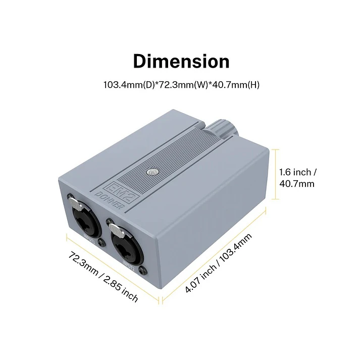 Amplificador audífonos Donner Esterio In-Ear EM2 7