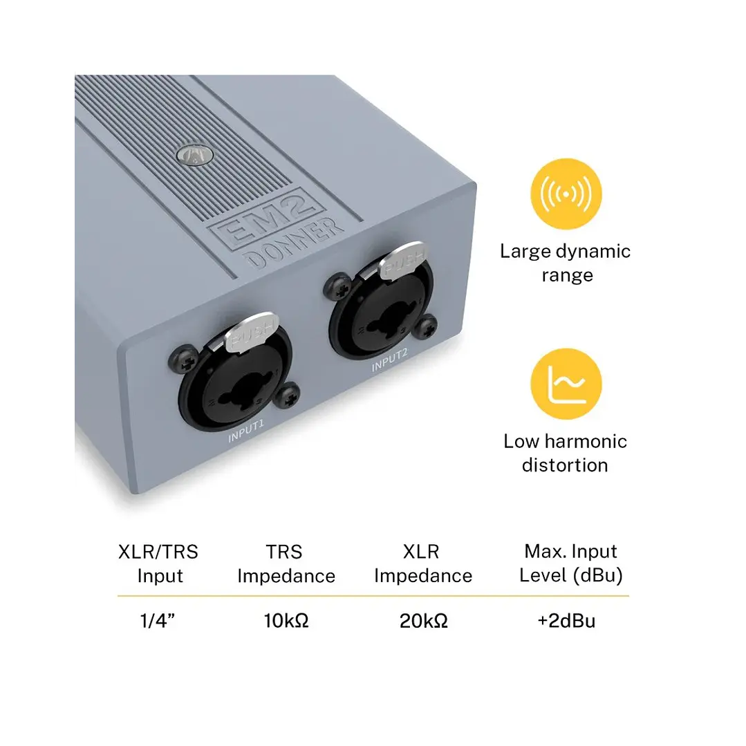 Amplificador audífonos Donner Esterio In-Ear EM2 3