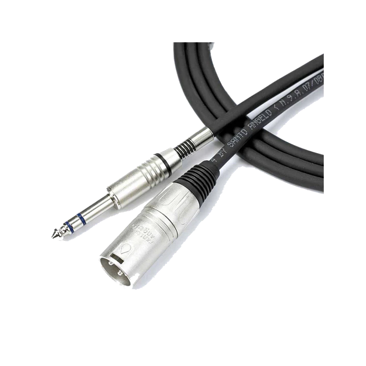 Cable audio Santo Angelo XLR-M a Plug TRS 1.5m OFC AC12-1.5 1