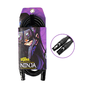 Cable micrófono Santo Angelo XLR-XLR 3.05m OFC NINJA-LW-10
