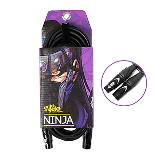 Cable Microfono Santo Angelo XLR-XLR 9.15m OFC NINJA-LW-30