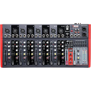 Mixer Análogo 12 CH 8Pre USB NOVIK