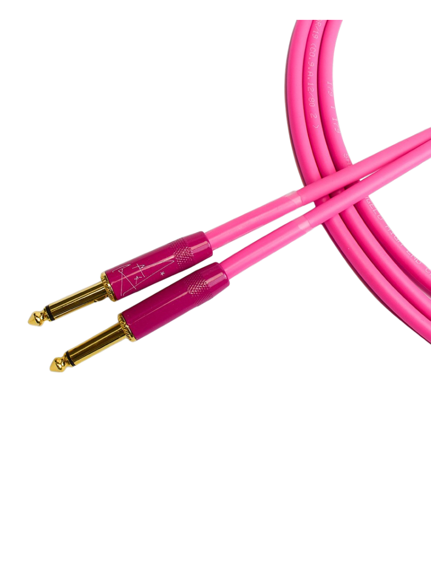 Cable guitarra Santo Angelo TS-TS Signature Rodrigo Burotto Pink 6.1m LE-RB-20I