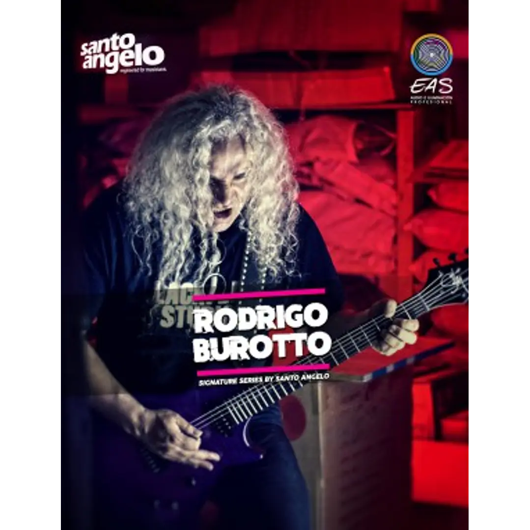 Cable guitarra Santo Angelo TS-TS Signature Rodrigo Burotto Pink 6.1m LE-RB-20I  2