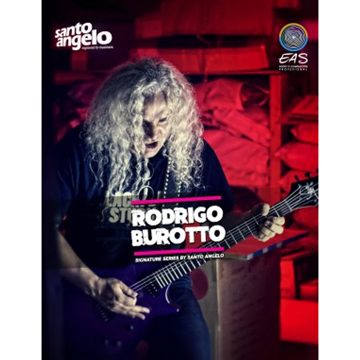 Cable guitarra Santo Angelo TS-TS Signature Rodrigo Burotto Pink 6.1m LE-RB-20I  2