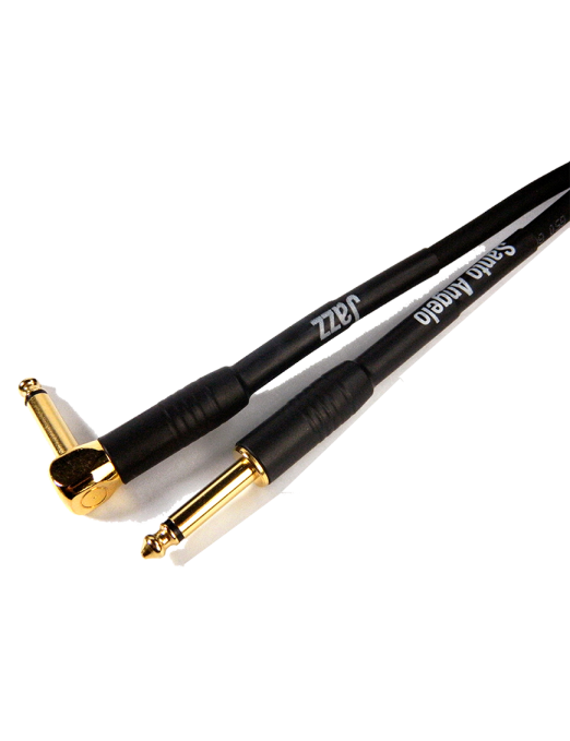 Cable guitarra Santo Angelo TS-TS/L Jazz BK 6.1m EX-20FT/6.10M L90° OFHC