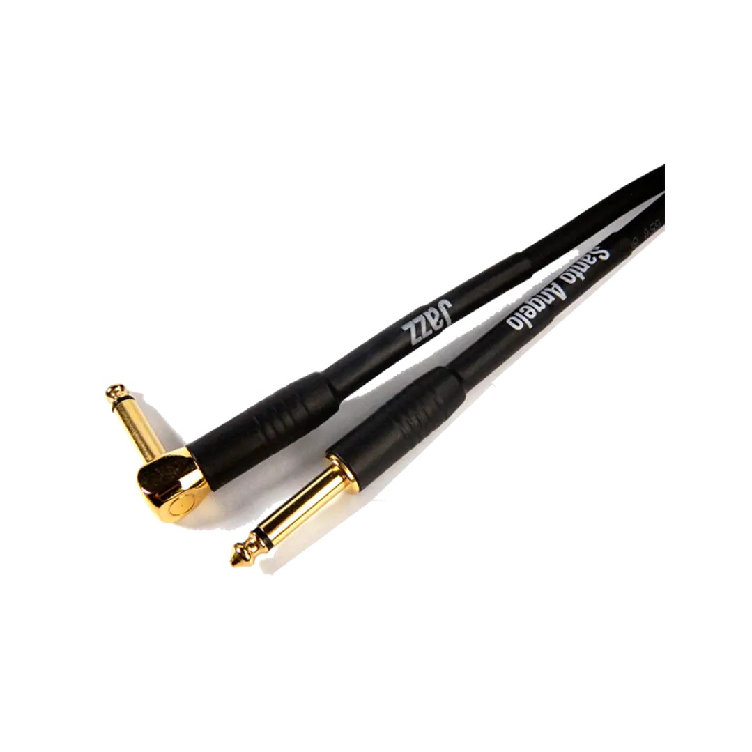  Cable guitarra Santo Angelo TS-TS/L Jazz BK 6.1m EX-20FT/6.10M L90° OFHC 1