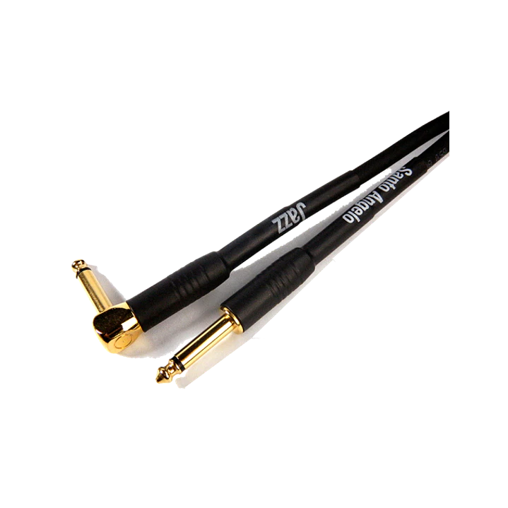  Cable guitarra Santo Angelo TS-TS/L Jazz BK 6.1m EX-20FT/6.10M L90° OFHC 1
