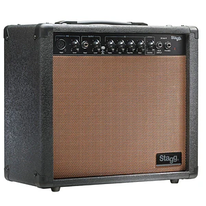 Amplificador guitarra acústica Stagg 20W 20AAR 