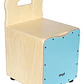 Cajón peruano para niños Stagg con respaldo color azul CAJKID - Miniatura 1