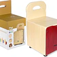 Cajón peruano para niños Stagg con respaldo color rojo CAJKID - Miniatura 2