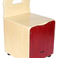 Cajón peruano para niños Stagg con respaldo color rojo CAJKID - Miniatura 1