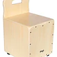Cajón peruano para niños Stagg con respaldo color natural CAJKID - Miniatura 1