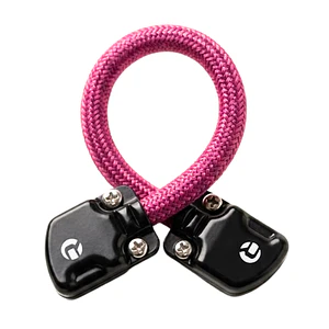 Cable Patch 10mas1 L Plano recubierto malla color rosado 15 cm TS/L-TS/L