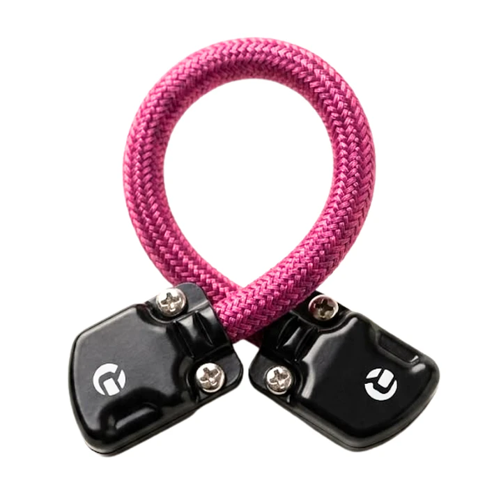 Cable Patch 10mas1 L Plano recubierto malla color rosado 15 cm TS/L-TS/L 2